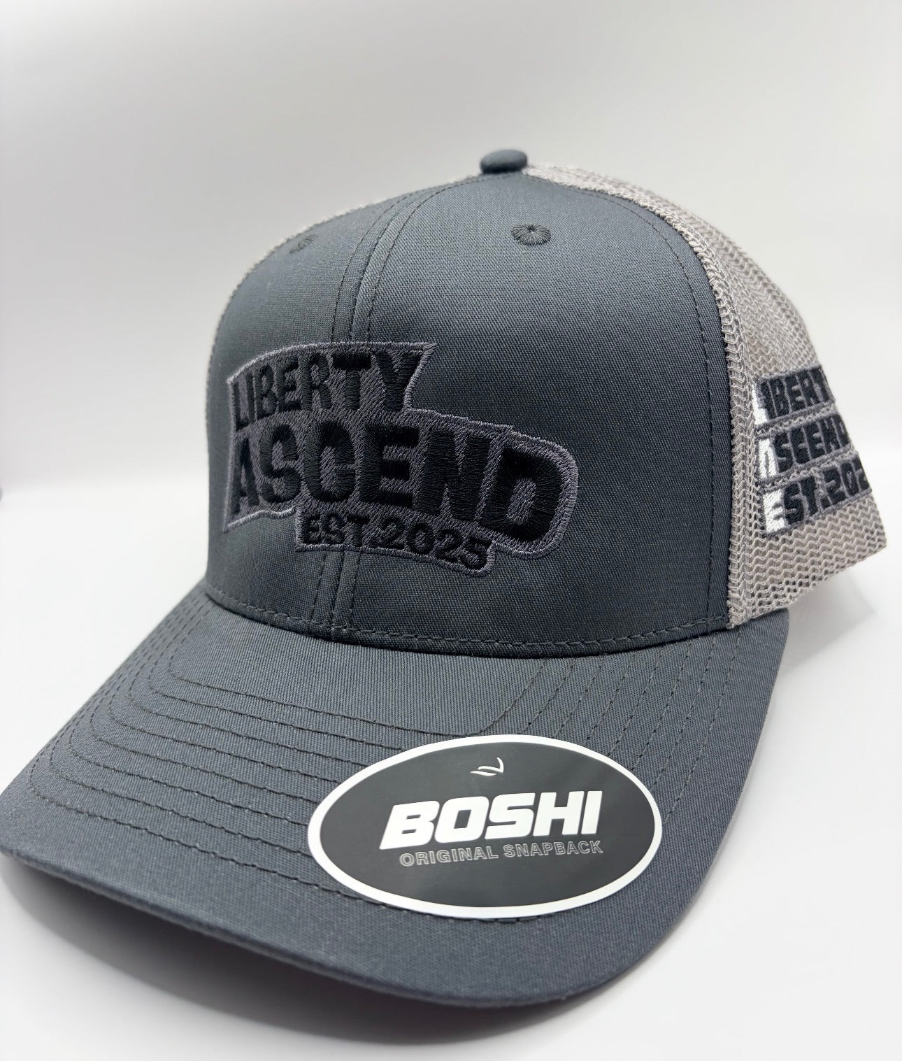 Grey/light grey signature liberty ascend cap