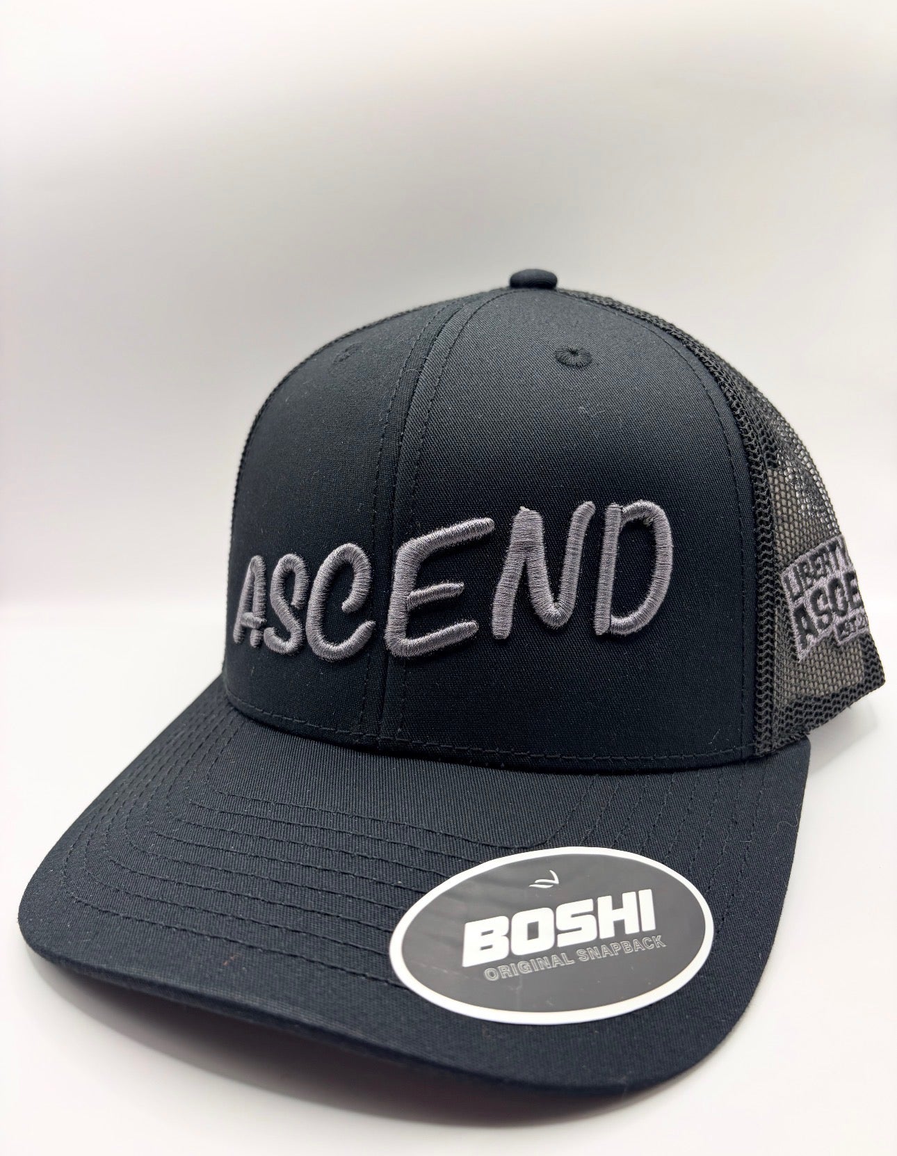 Black/grey classic ascend cap