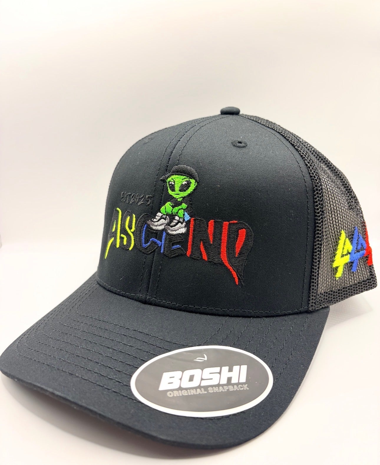 Black greedy 110 alien cap